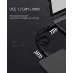 USB Cable Supplier - OEM 25cm Double Nylon Braided