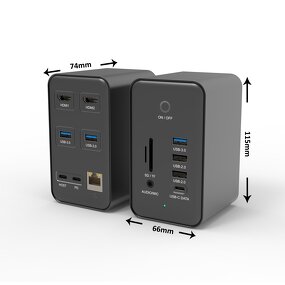 USB Hub Supplier - OEM 14 Port Type C to HDTV 4K