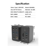 USB Hub Supplier - OEM 14 Port Type C to HDTV 4K