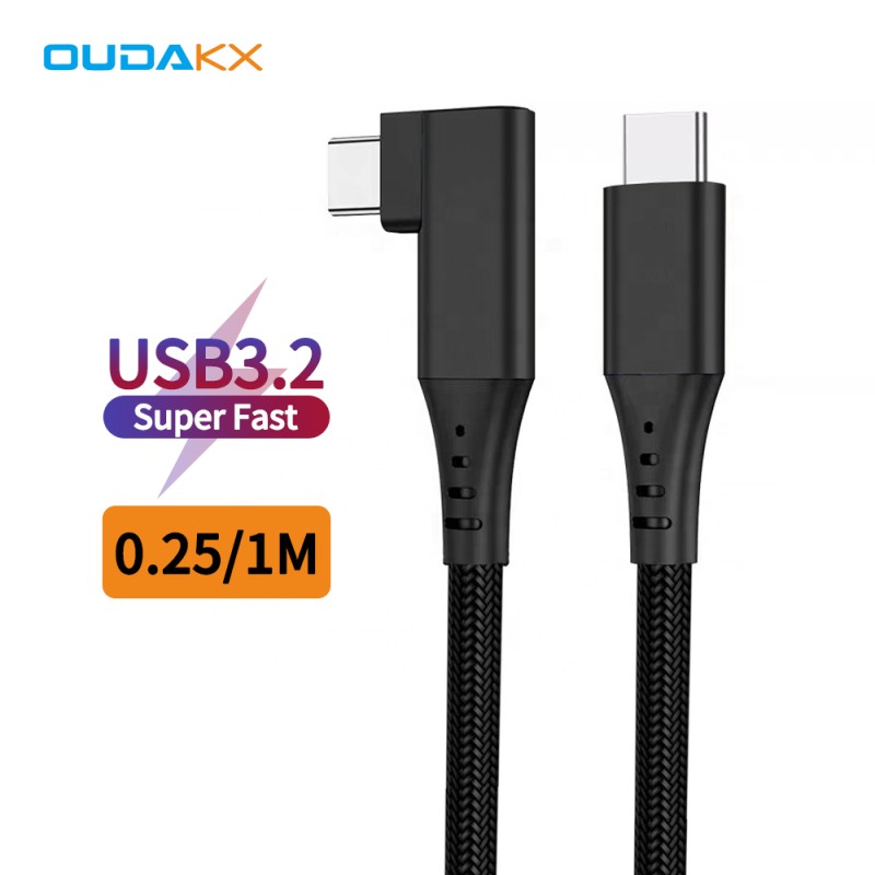 USB Cable Manufacturer - OEM 90 Degree Type C 240W Data