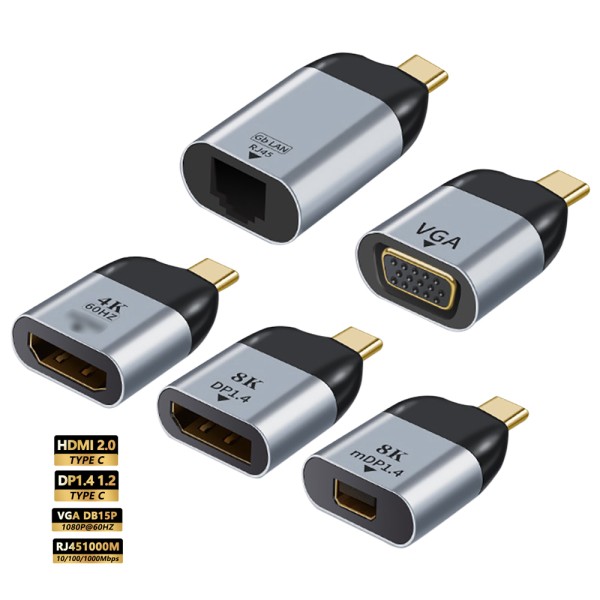 Adapter Factory - OEM 4K 8K 60HZ Usb C to Hdtv