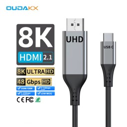 USB Cable Supplier - OEM 8K 4K 120Hz Braided 2M
