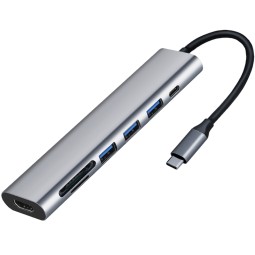 USB Hub Factory - OEM 7 in 1 Docking Station USB C