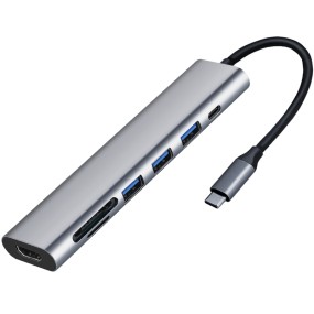 USB Hub Factory - OEM 7 in 1 Docking Station USB C