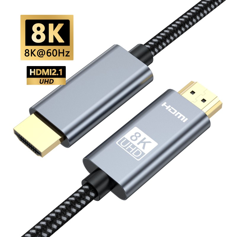 USB Cable Supplier - OEM 8K60Hz HD 2M 3M HDMI