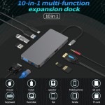 USB Hub Manufacturer - OEM 10 in 1 Docking Station