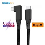 USB Cable Factory - OEM Right Angle Type C 240W 5A