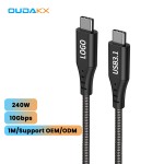 USB Cable Supplier - OEM 240W USB3.1 10Gbps Type C