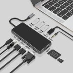 USB Hub Factory - OEM 12 Port USB C HUB 87W PD
