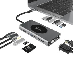 USB Hub Manufacturer - OEM 15 in 1 USB C Hub Station