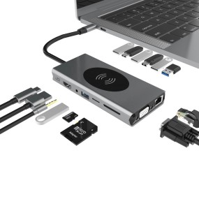 USB Hub Manufacturer - OEM 15 in 1 USB C Hub Station