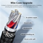 Type C Cable Factory - PD20W Type C to L Nylon Woven Cable