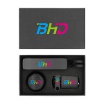 Gift Set Manufacturer - Custom 5000mAh Power Bank Speaker Set