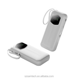 Power Bank Factory - Custom Logo 10000mAh Built-in Cables