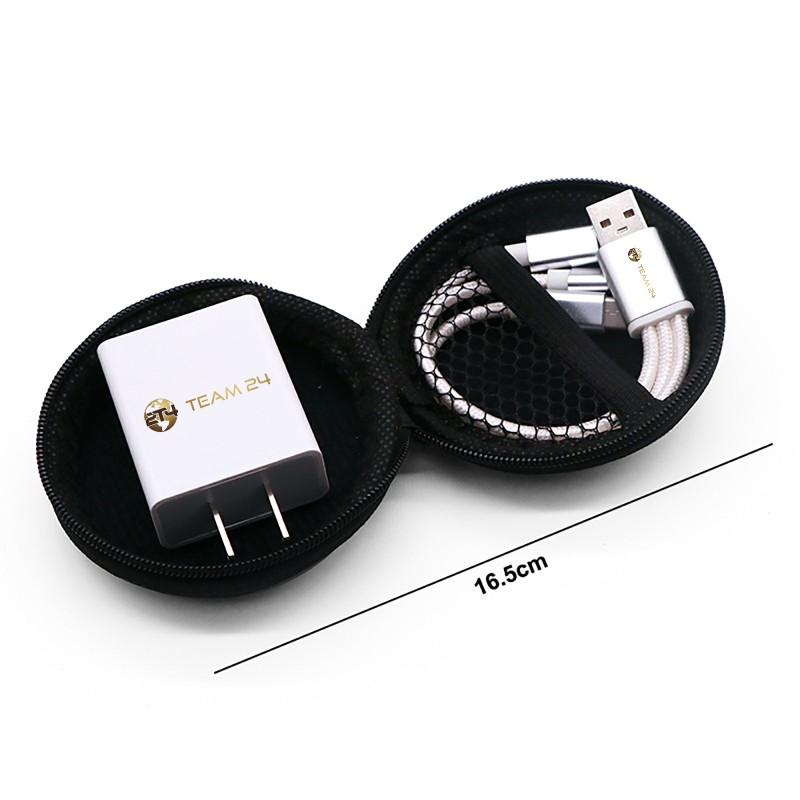 Travel Charger Kit Factory - OEM Logo 3 in 1 Cables Charger Set