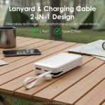 Portable Charger Manufacturer - 22.5W Built-in Cables 10000mAh