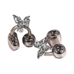 Open Ear Earbuds Factory - Removable Butterfly Earring Headphones