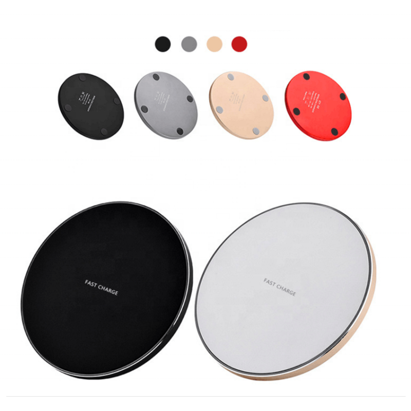 Wireless Charger Manufacturer - 15W Round Metal Wireless Charger