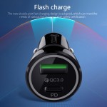 Car Charger Manufacturer - PD QC3.0 2-Port USB Type C Charger