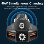 Car Charger Manufacturer - 48W Dual USB Port QC3.0 Car Charger