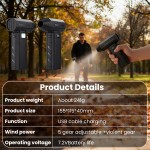 Handheld Fan Manufacturer - Portable Mini Turbo LED Light Fan