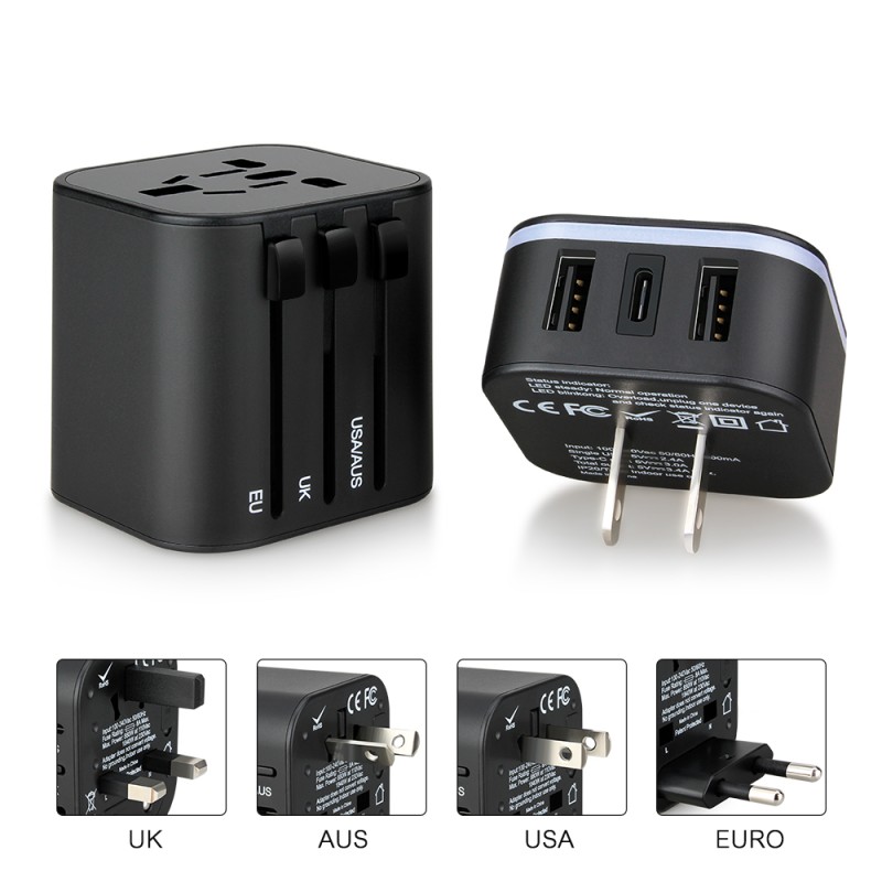 Travel Adapter Manufacturer - Custom Logo International Adapter
