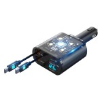 Car Charger Factory - 86W 4 in 1 Fast Retractable Charger