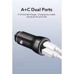 Car Charger Factory - Type C Fast Charge Dual USB PD QC3.0