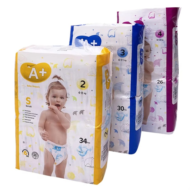 Baby Diapers Factory - Ultra-Thin Q Shape Pull-up