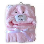 Flannel Hooded Blanket Supplier - Animal Cartoon Cloak