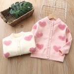 Kids Knitted Dress Supplier - Puff Sleeve Round Neck