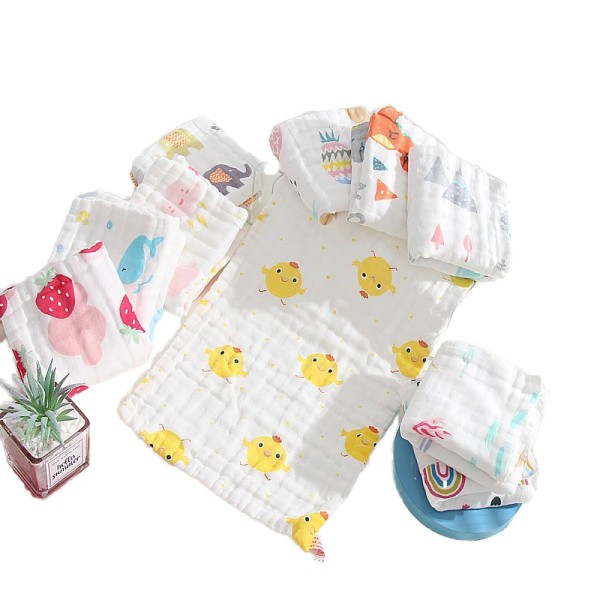 Organic Face Towel Factory - 4 Layers Muslin Washcloth