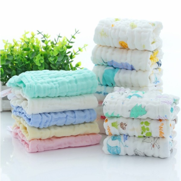 Baby Wash Cloth Manufacturer - Wholesale 5pcs Square
