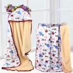 Coral Fleece Towel Supplier - Plain Cartoon Hooded