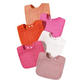 Muslin Baby Bibs Supplier - Super Absorbent 6 Layer