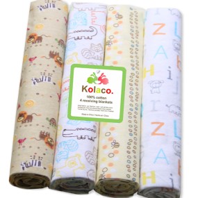 Baby Receiving Blanket Manufacturer - Wholesale 4pcs Pack