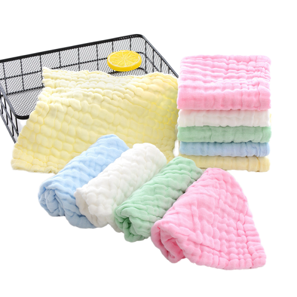 Muslin Face Towel Supplier - Crepe Washable Custom