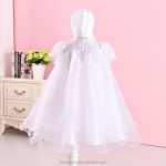 Infant Baptism Dress Supplier - Organza Layered Flower