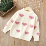 Kids Knitted Dress Supplier - Puff Sleeve Round Neck