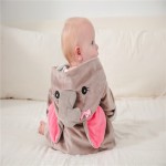 Baby Bathrobe Supplier - Organic Bamboo Dinosaur Hood