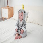 Baby Bathrobe Supplier - Organic Bamboo Dinosaur Hood
