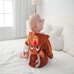 Baby Bathrobe Supplier - Organic Bamboo Dinosaur Hood
