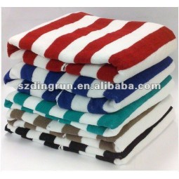 Striped Beach Towel Supplier - 100% Cotton Pool