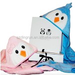 Hooded Bath Towel Supplier - Babies Kids Animal Design