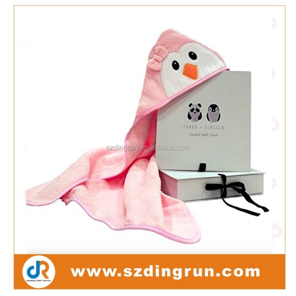 Hooded Bath Towel Supplier - Babies Kids Animal Design