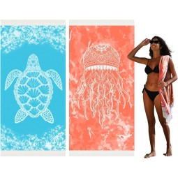 Beach Towel Supplier - Super Absorbent Striped Pattern