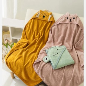 Baby Bath Towel Manufacturer - 100% Cotton Hooded Wrap