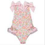Girls Swimwear Supplier - Hot Sales Bow-knot Floral