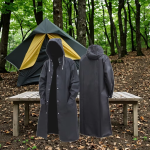 PU Rain Coat Factory - Outdoor Long Print Logo