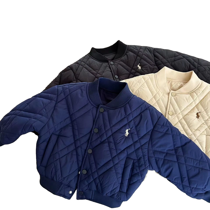 Children Jackets Manufacturer - AW26 Logo Pattern Cotton